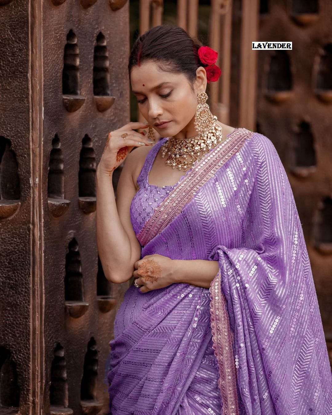 DF-3268 COLOURS BY ASLIWHOLESALE FANCY GEORGETTE DESIGNER SAREES