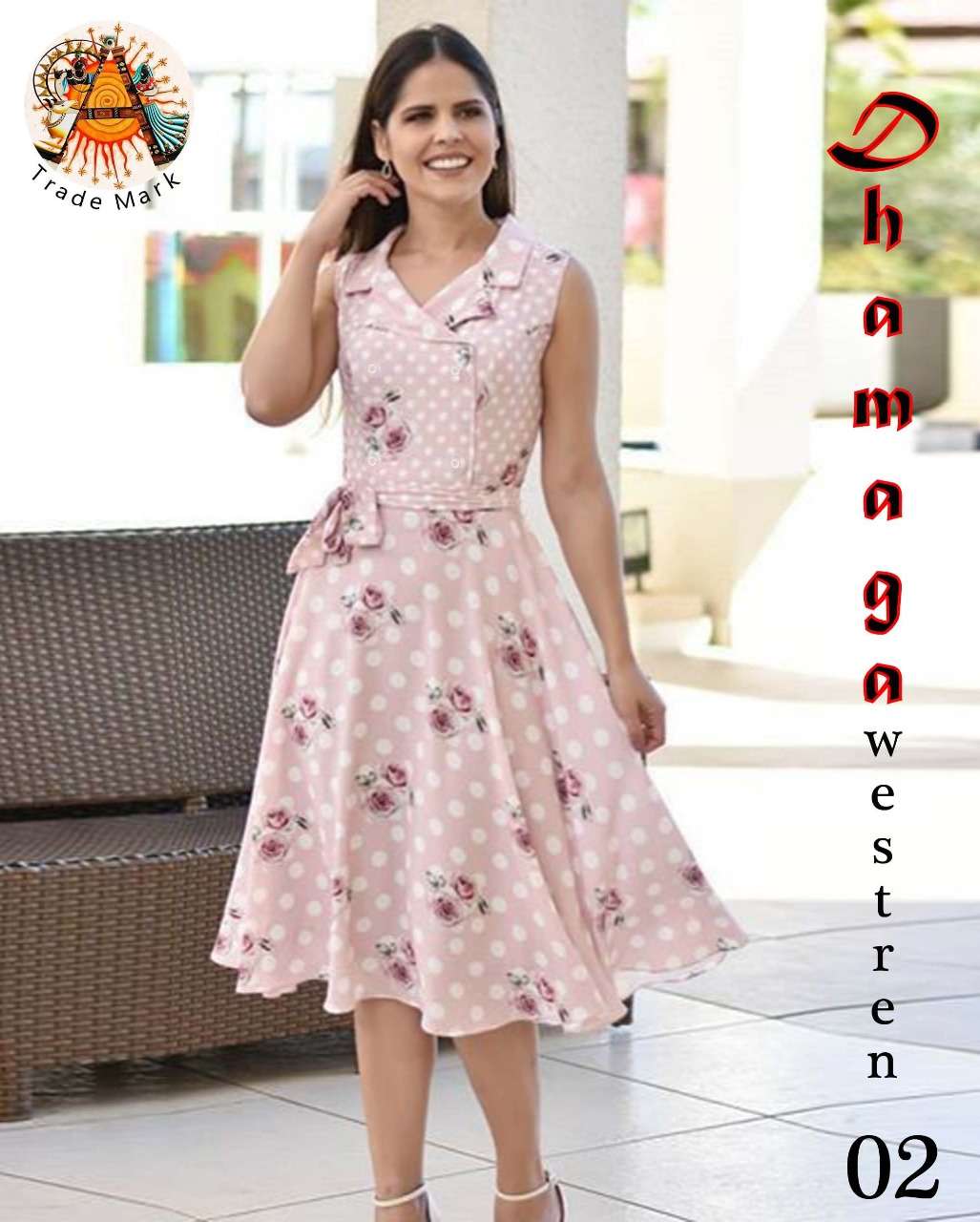 DHMAGA BY ARYA DRESS MAKER 01 TO 08 SERIES DESIGNER RAYON KURTIS