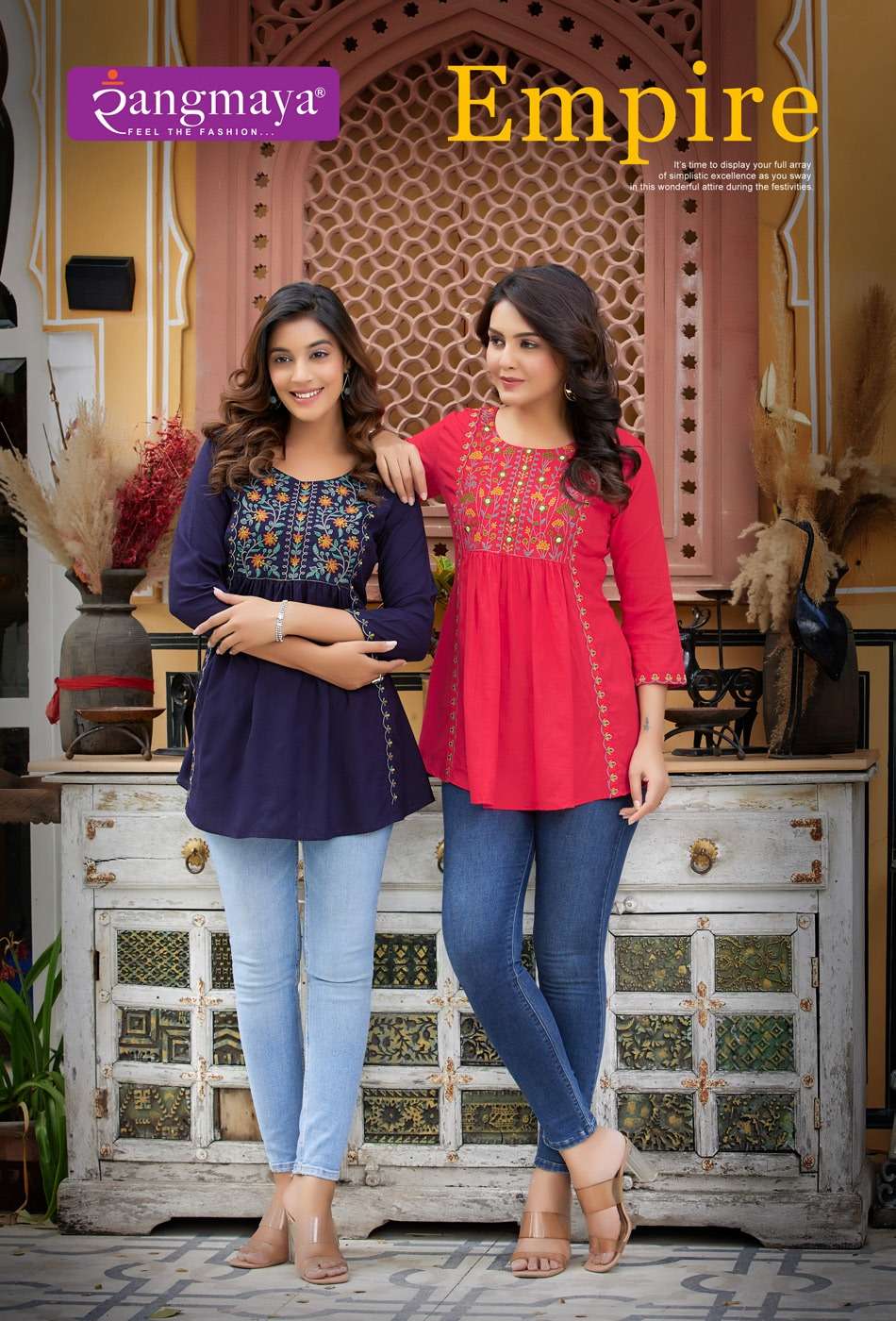 EMPIRE BY RANGMAYA 101 TO 108 SERIES DESIGNER FANCY TOPS