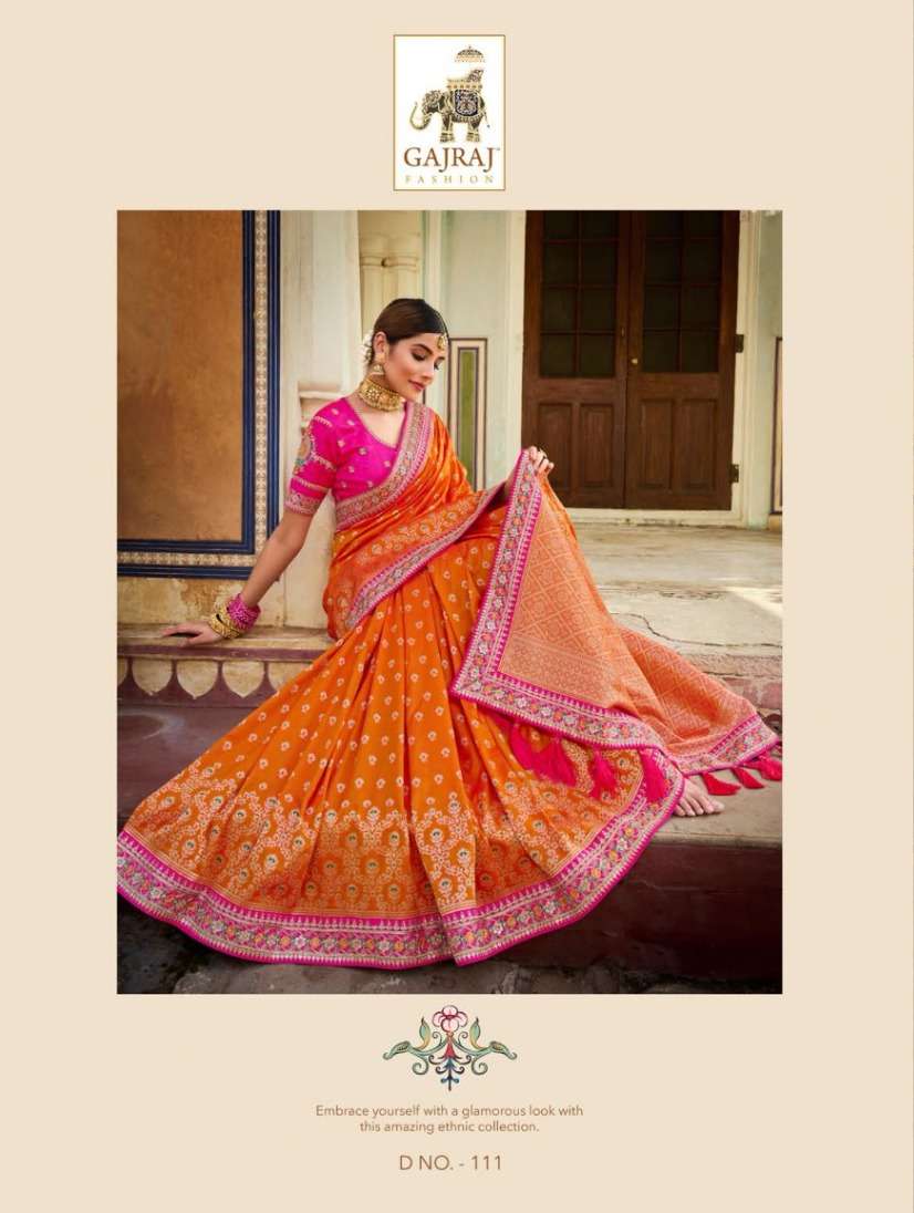 GAJRAJ HIT COLLECTION BY GAJRAJ FASHIONFANCY DESIGNER SILK SAREES