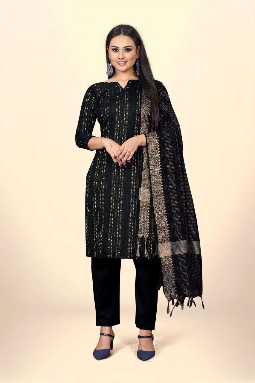 GNX-50045 COLOURS BY ASLIWHOLESALE DESIGNER COTTON JACQUARD DRESSES