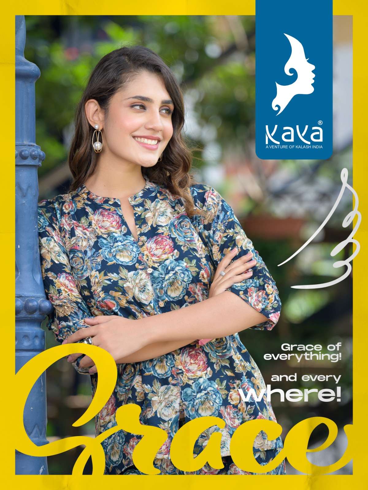 GRACE BY KAYA 01 TO 06 SERIES DESIGNER RAYON PRINTED CO-ORD SETS