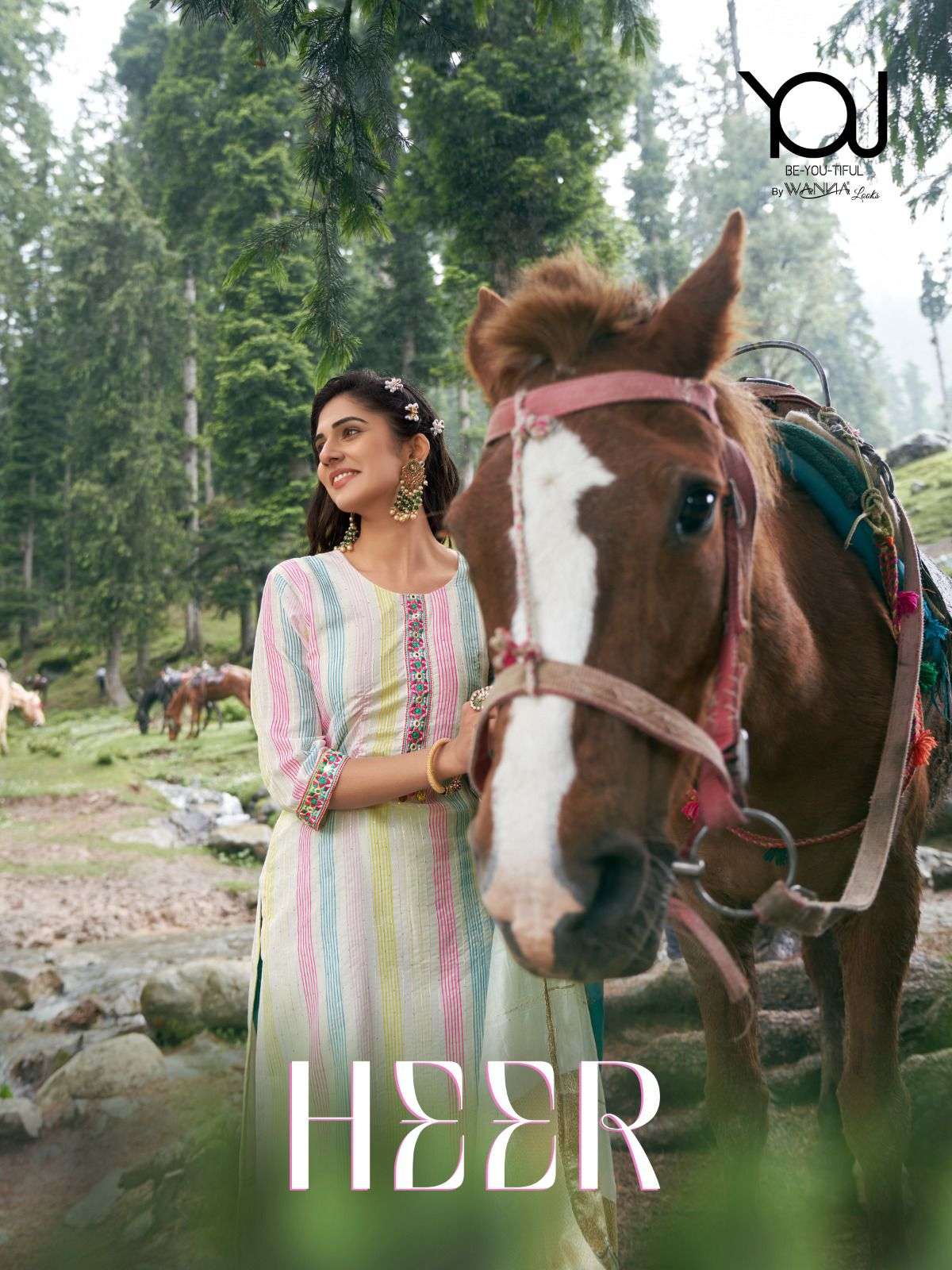 HEER BY YOU 1001 TO 1006 SERIES SOFT MUSLIN STITCHED DRESSES