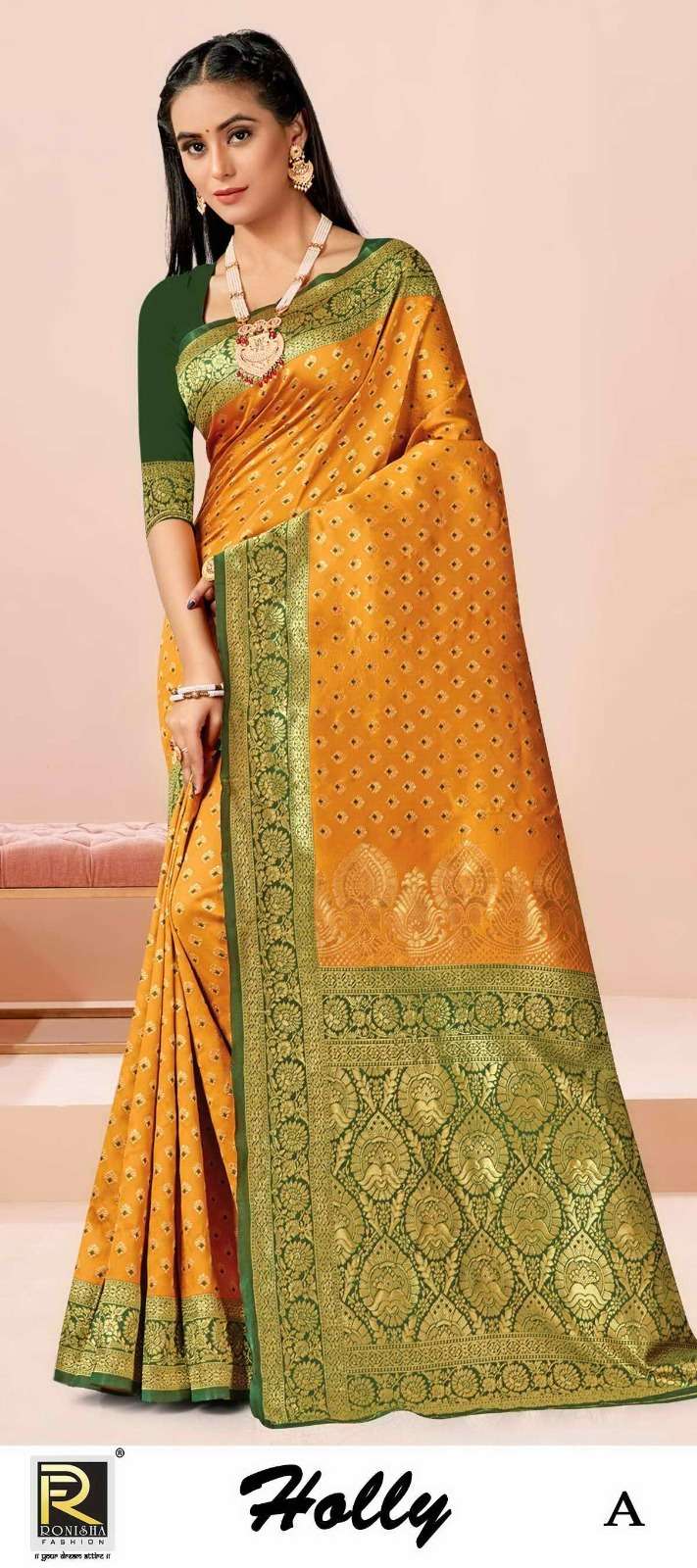 HOLLY BY RONISHA FASHION DESIGNER FANCY BANARASI SILK SAREES