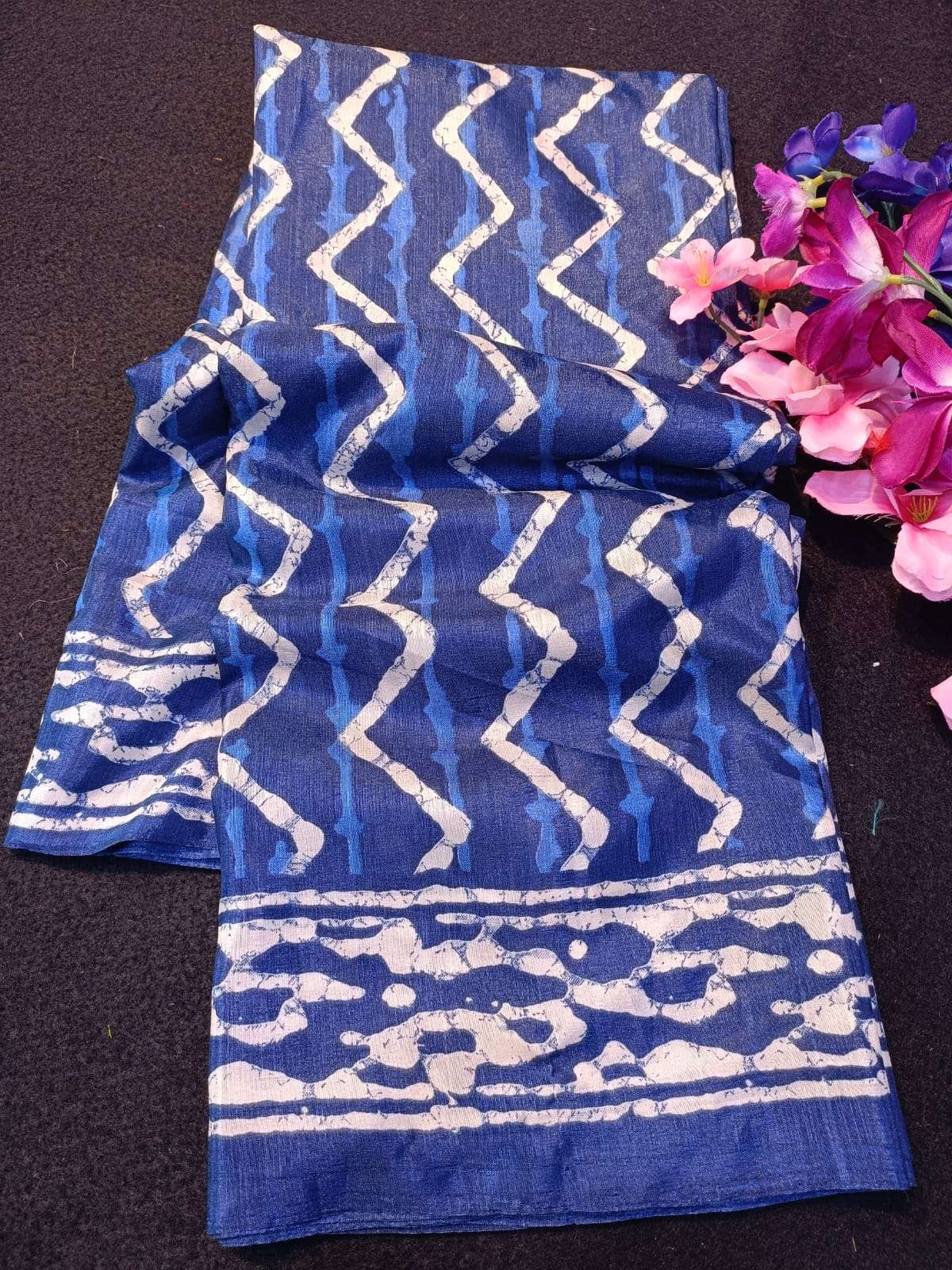 INDIGO BLUES BY ASLIWHOLESALE DESIGNER SOFT DOLA SILK SAREES