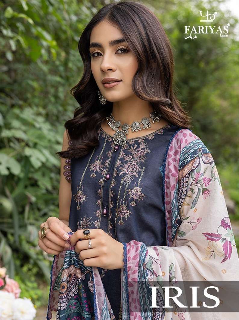 IRIS FARIYAS BY ASLIWHOLESALE 1001 TO 1005 SERIES COTTON PRINT DRESSES