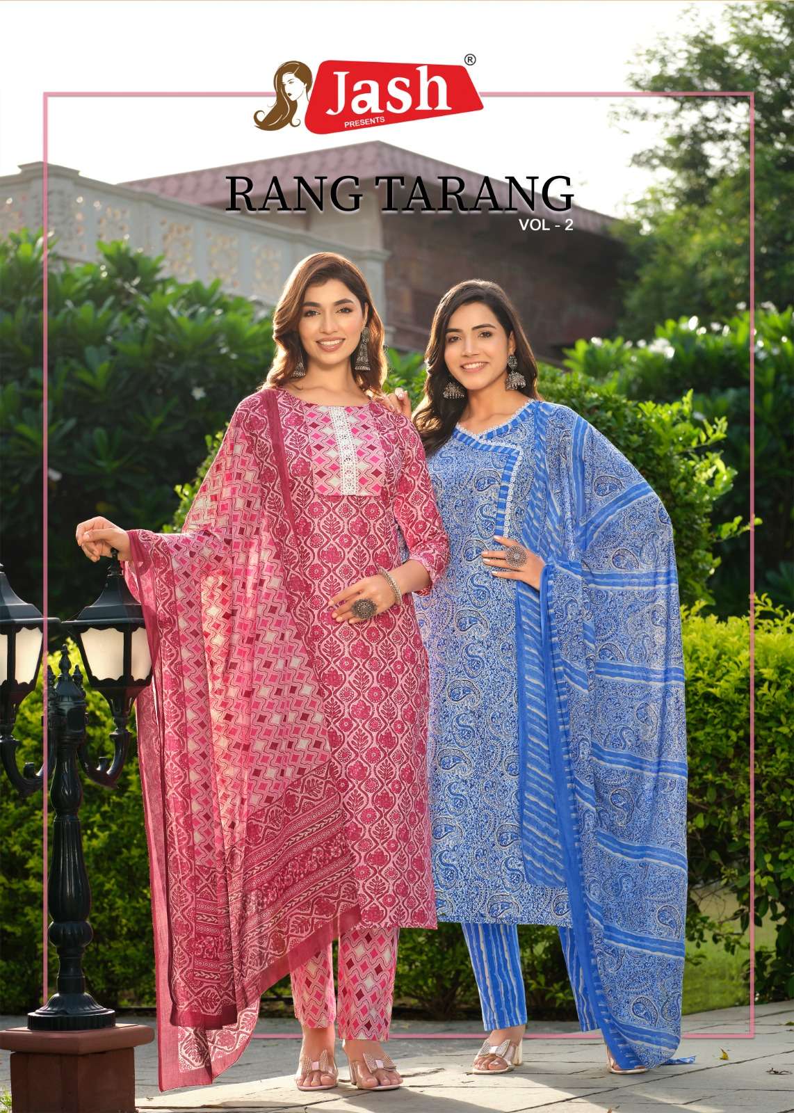 JASH RANG TARANG VOL-02 BY ASLIWHOLESALE DESIGNER FACNY COTTON DRESSES