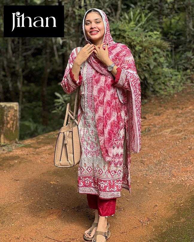 JIHAN 3250 BY ASLIWHOLESALE PURE HEAVY COTTON EMBROIDERY DRESSES 