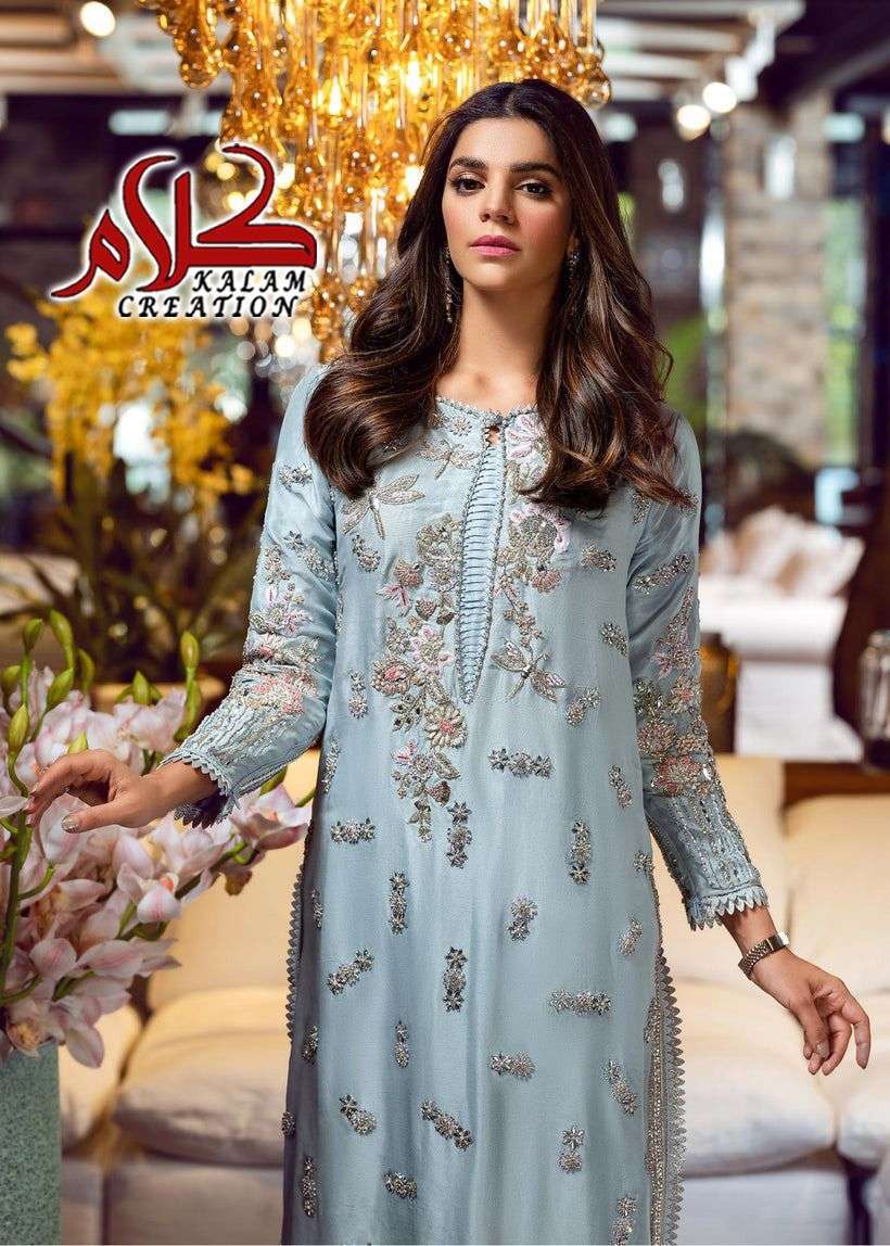 K-1121 HIT DESIGN BY ASLIWHOLESALE GEORGETTE EMBROIDERY PAKISTANI DRESSES