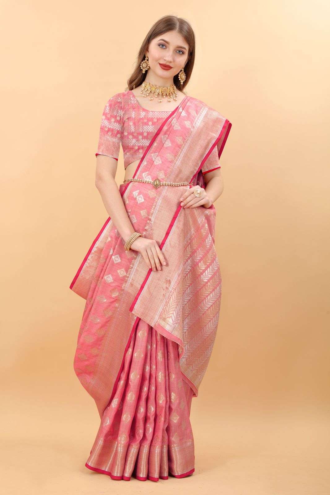 KANTAKALA SILK BY ASLIWHOLESALE DESIGNER GOLD ZARI SOFT SILK SAREES