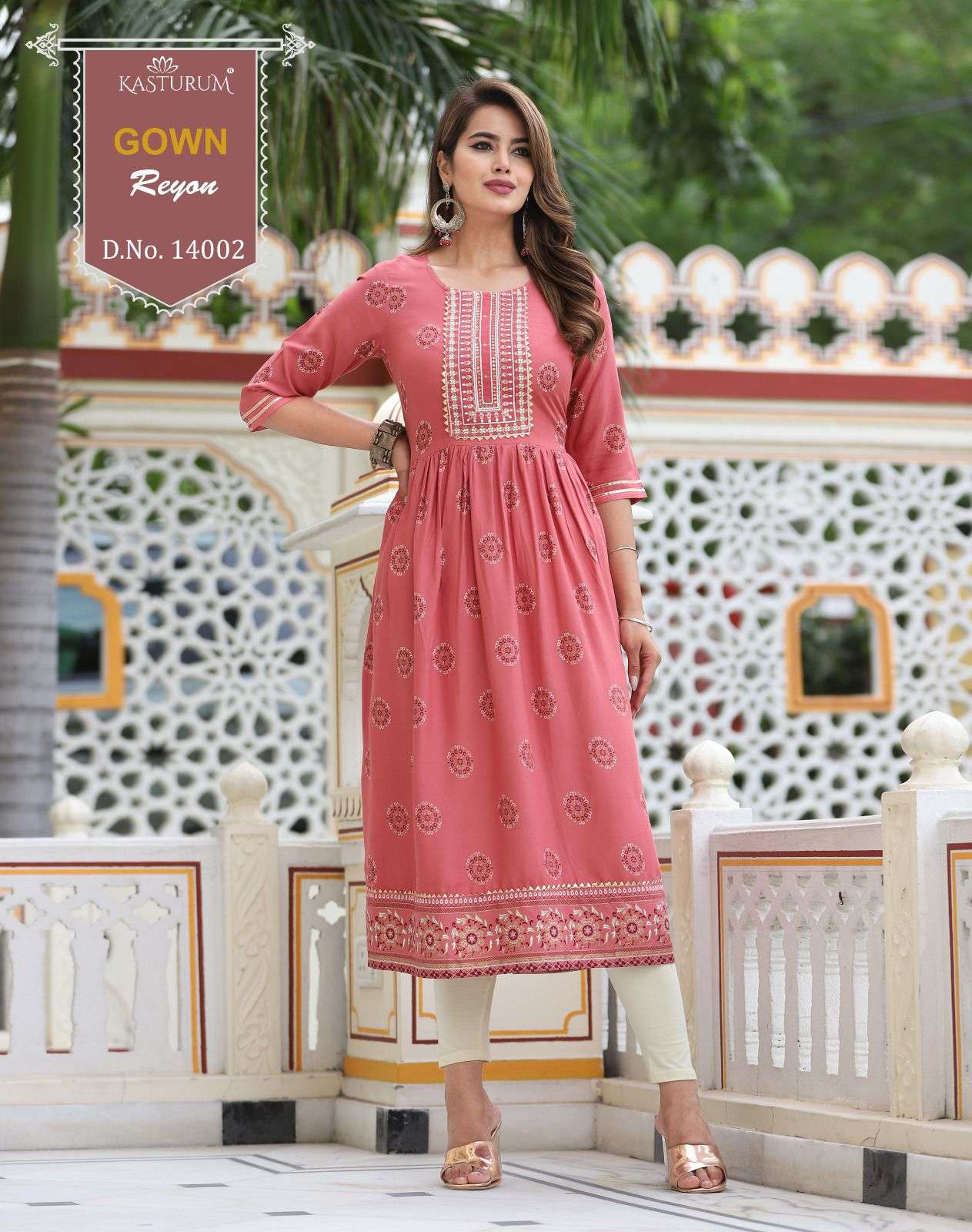 KASTURUM VOL-02 BY ASLIWHOLESALE DESIGNER FACNY RAYON KURTIS