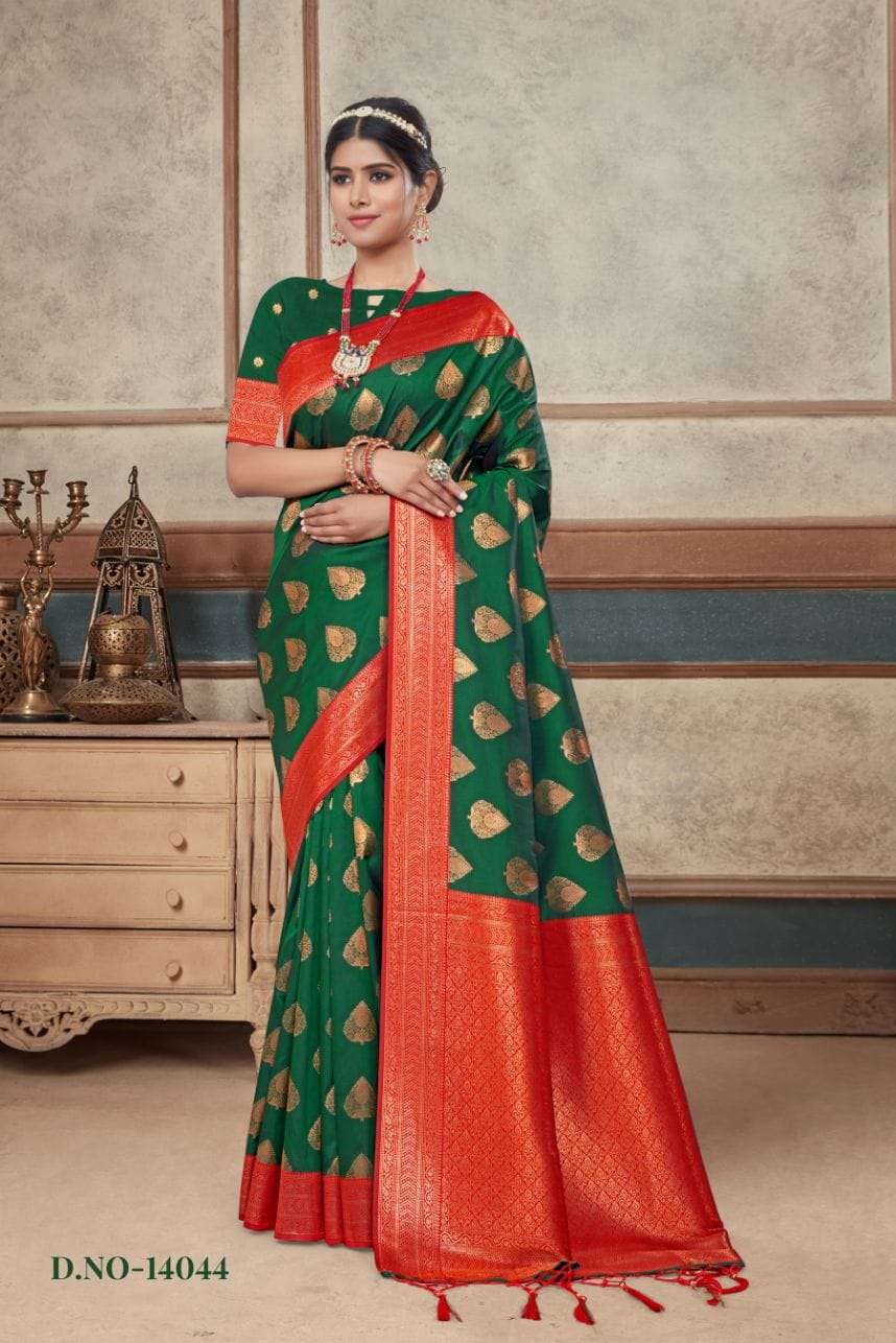 KATHA SILK BY BUNAWAT 1001 TO 1006 SERIES SILK WORK SAREES