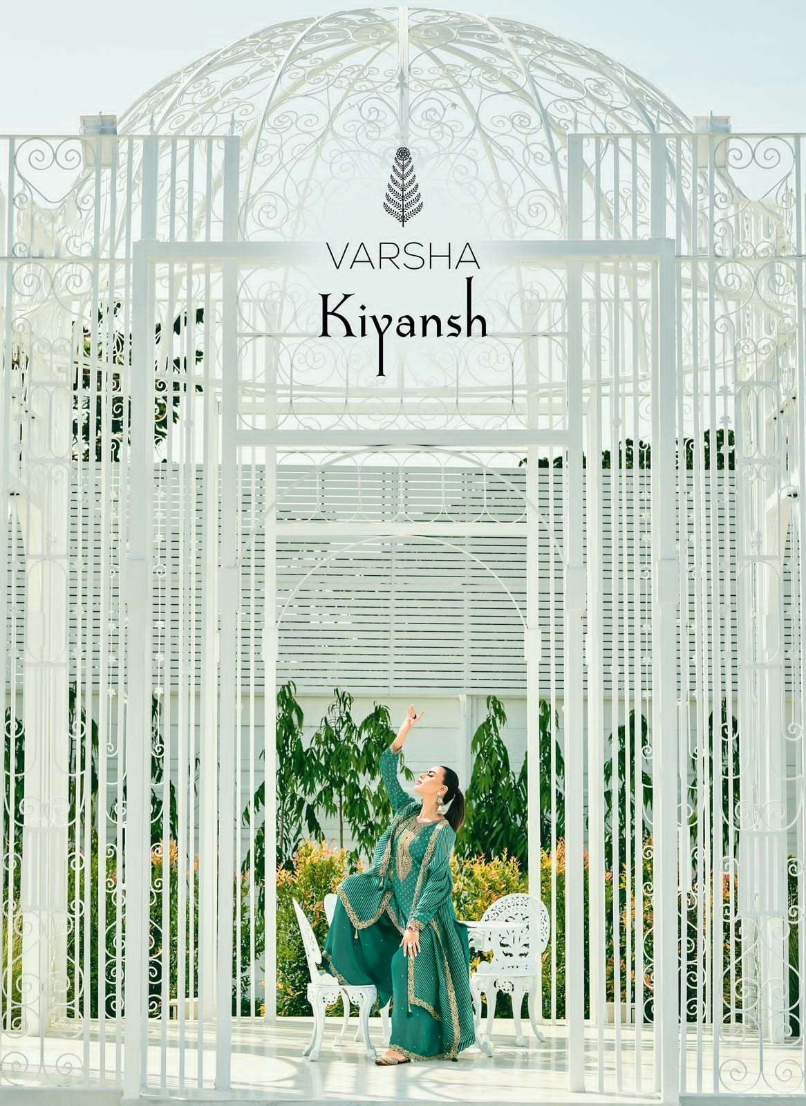 KIYANSH BY VARSHA 01 TO 05 SERIES DESIGNER MUSLIN HANDWORK DRESSES