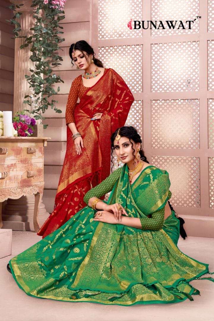 LAKME SILK BY BUNAWAT 1001 TO 1006 SERIES BANARASI SILK WORK SAREES