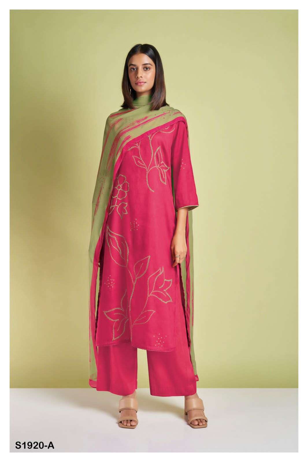 LILLIAN 1920 BY GANGA FASHIONS PREMIUM COTTON SILK WORK DRESSES