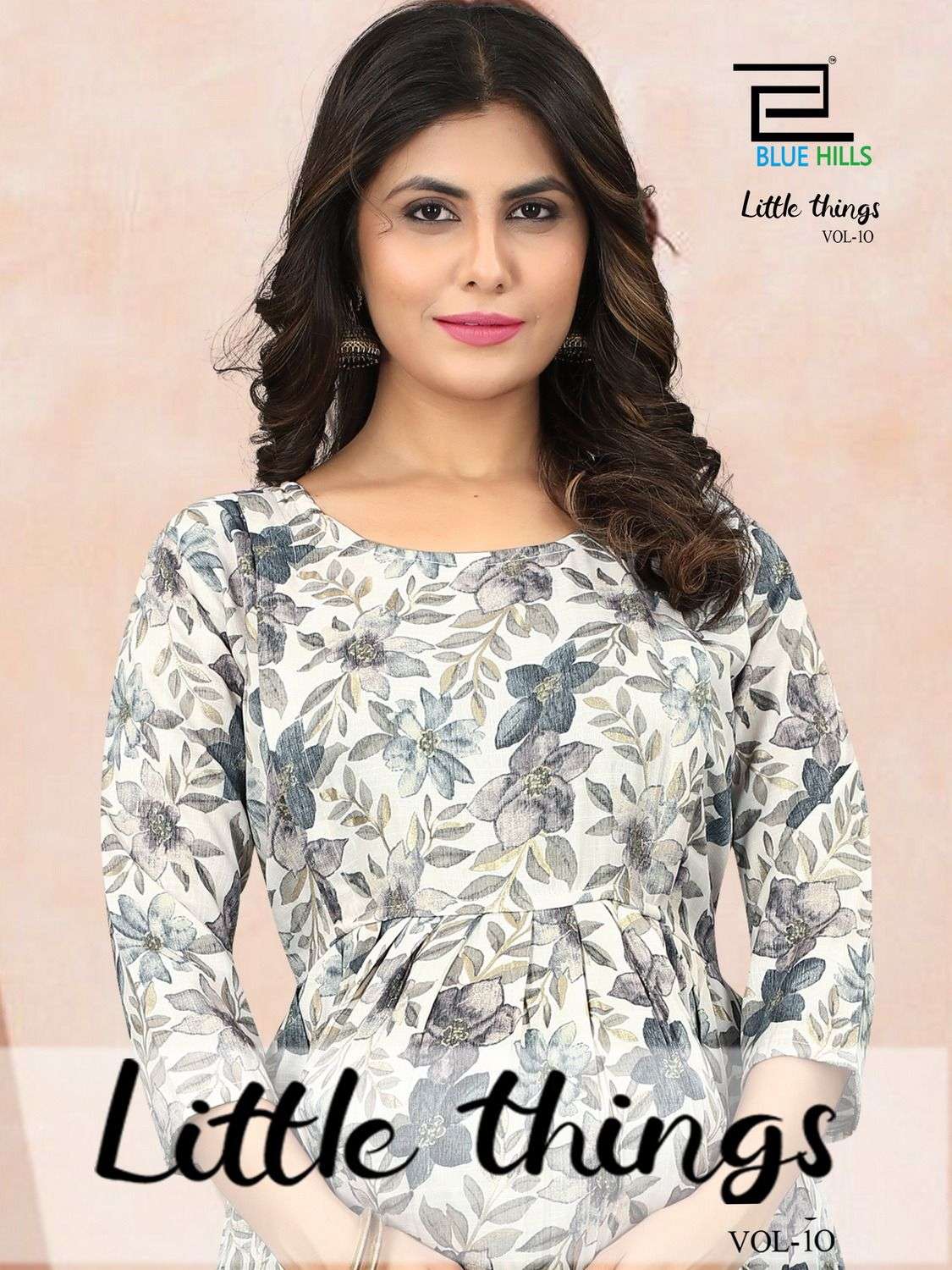 LITTLE THINGS VOL-10 BY BLUE HILLS 152-A TO 152-D SERIES PRINT KURTIS