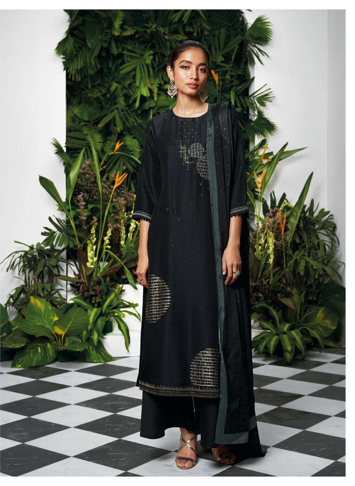 MAKAYLA BY GANGA FASHIONS HEAVY PREMIUM BEMBERG SILK WORK DRESSES