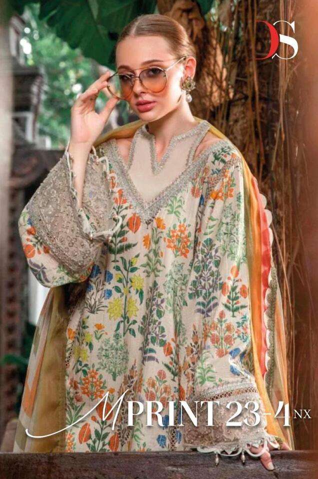 MARIA.B M PRINTS VOL-23-4 NX BY DEEPSY SUITS HEAVY COTTON DRESSES