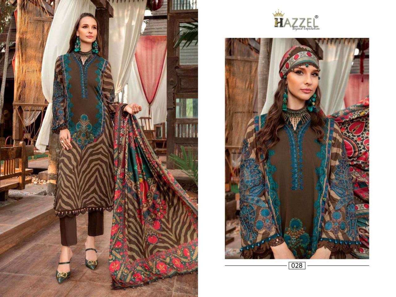 MARIYA M PRINT SUMMER NX VOL-4 BY HAZZEL HEAVY COTTON WORK PAKISTANI DRESSES