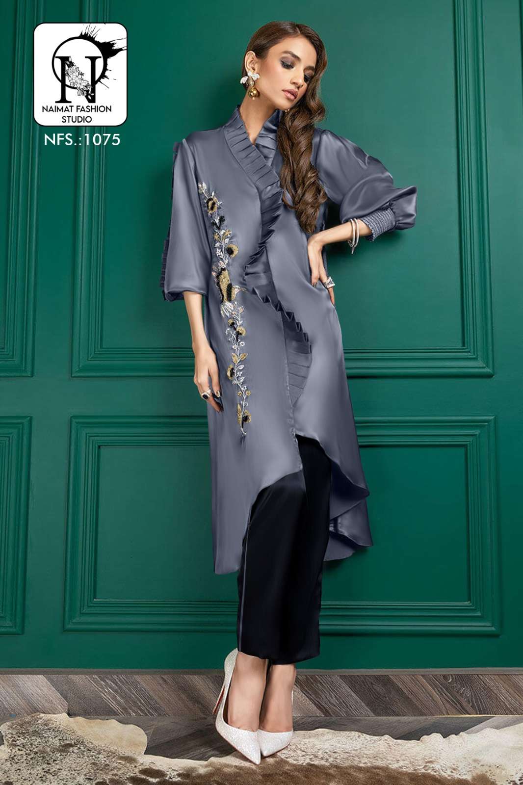 NFS-1075 HITS BY NAIMAT FASHION STUDIO FANCY IMPORTED CO-ORD SET