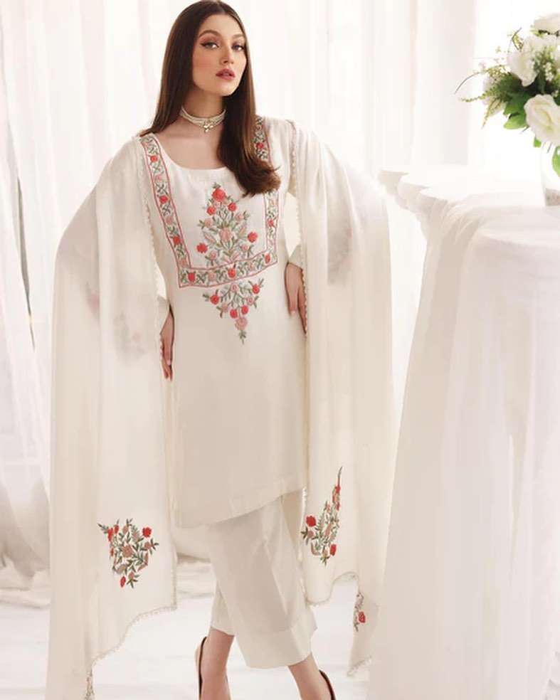 PAKISTANI SUITS VOL-012 BY ASLIWHOLESALE ORGANZA EMBROIDERY PAKISTANI DRESS