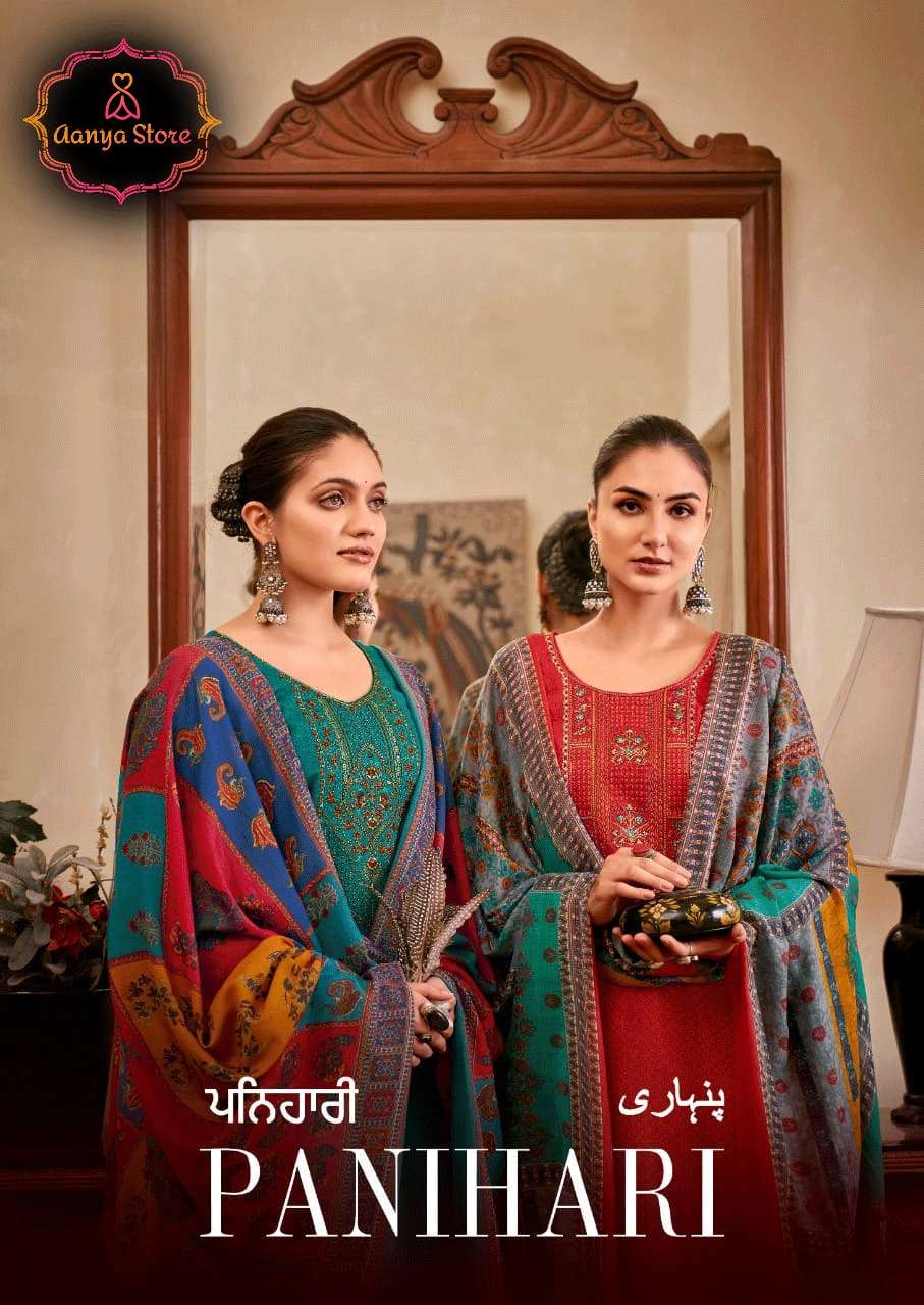 PANIHARI BY AANYA STORE 1001 TO 1008 SERIES PURE LAWN COTTON PRINTED DRESSES