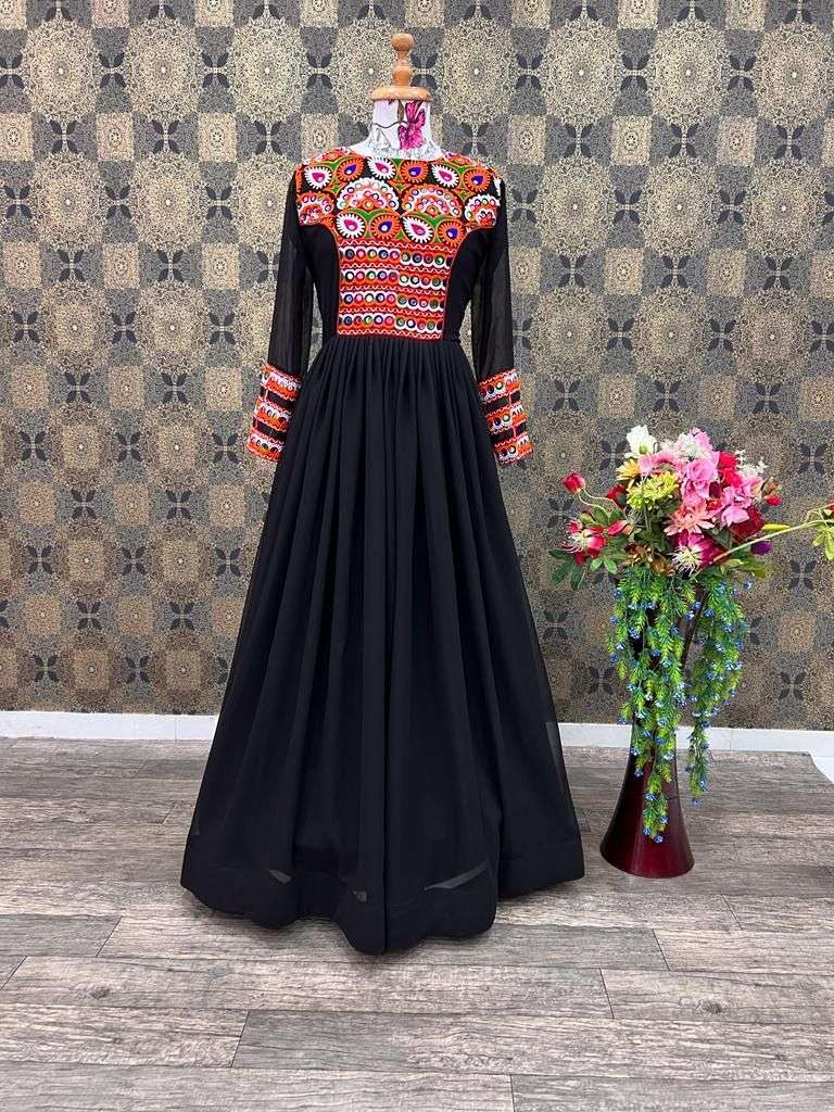 PC-118 HIT DESIGN BY ASLIWHOLESALE DESIGNER GEORGETTE WORK DRESS