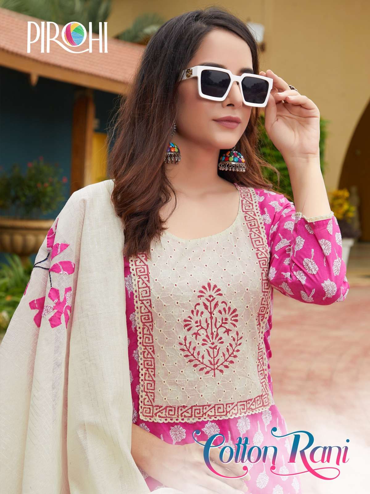 PIROHI COTTON RANI BY ASLIWHOLESALE 1001 TO 1004 SERIES COTTON DRESSES