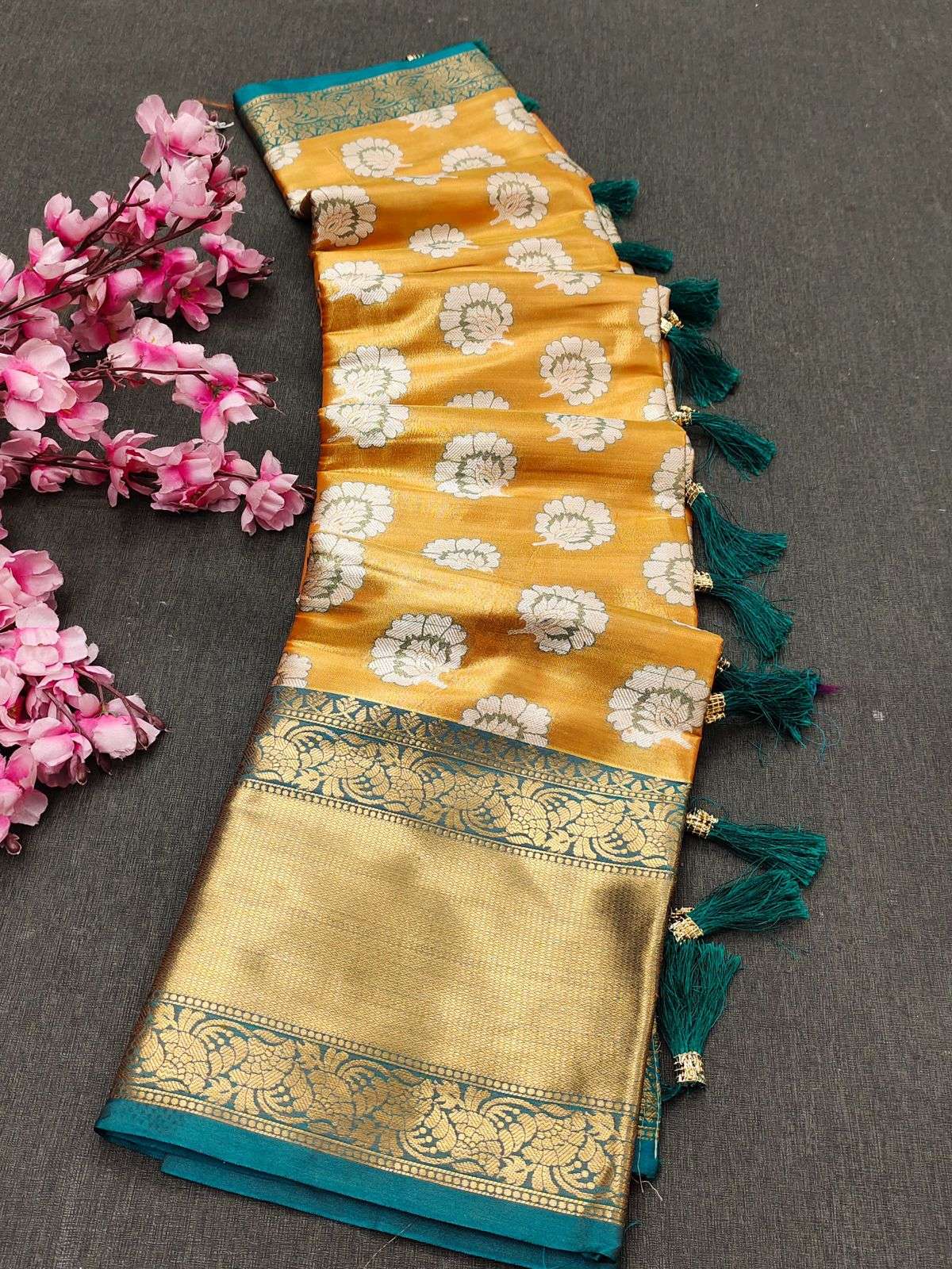 PUSHPARAJ SILK BY ASLIWHOLESALE DESIGNER SOFT KANJIVARAM SILK SAREES