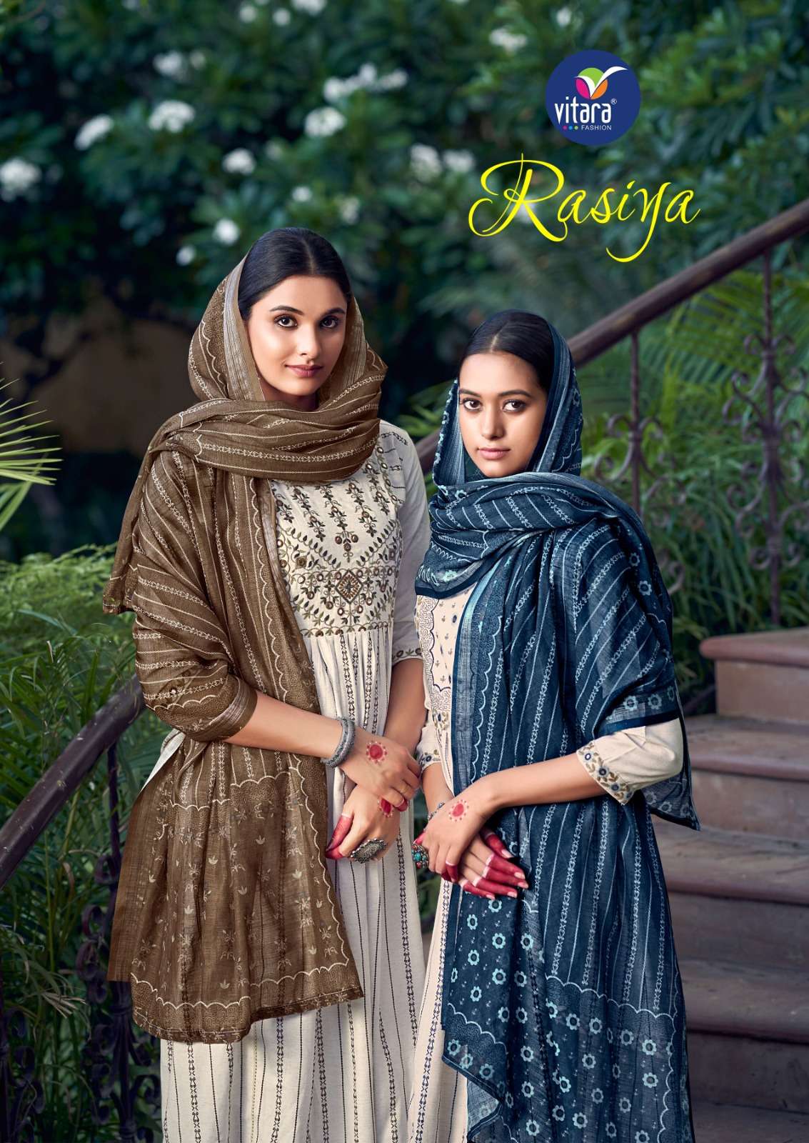 RASIYA BY VITARA FASHION 1001 TO 1004 SERIES COTTON STITCHED DRESSES