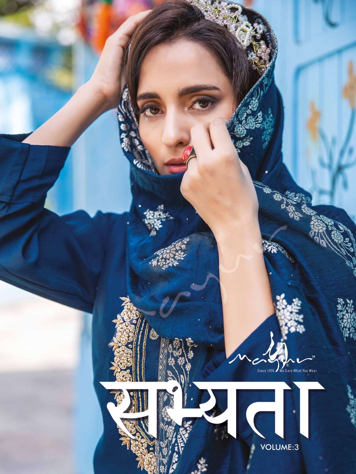 SABYATA VOL-3 BY MAYUR VISCOSE SILK EMBROIDERY STICHED DRESSES