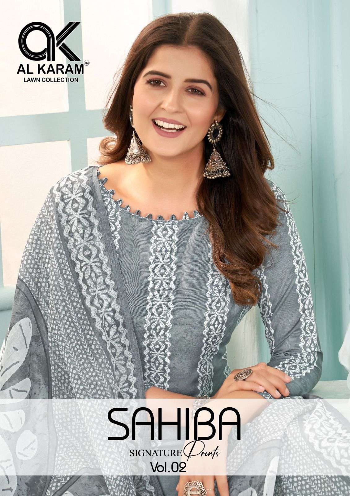 SAHIBA VOL-2 BY AL KARAM 2001 TO 2010 SERIES COTTON WORK DRESSES