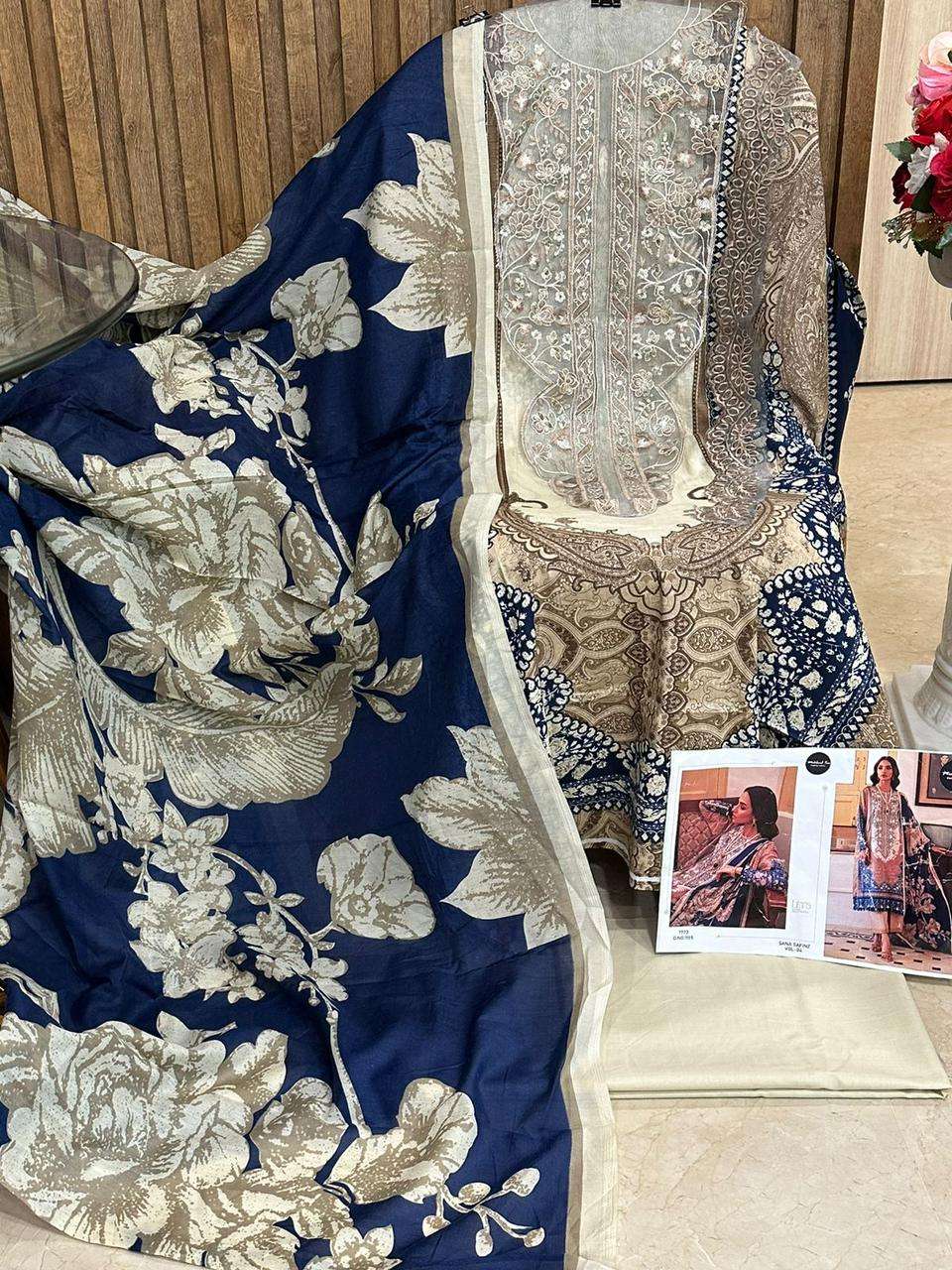 SANA SAFINAZ VOL-4 BY MEHBOOB TEX COTTON PRINT PAKISTANI DRESSES