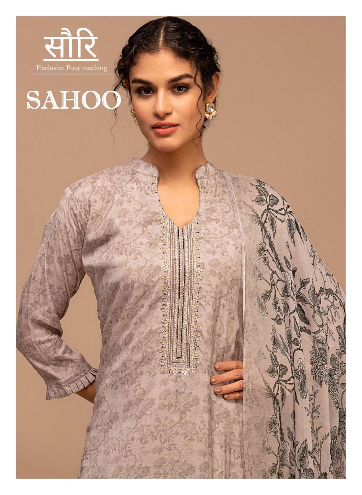SAURI SAHOO BY SAANJA 1844 TO 1855 SERIES HEAVY VISCOSE PRINTED WORK DRESSES