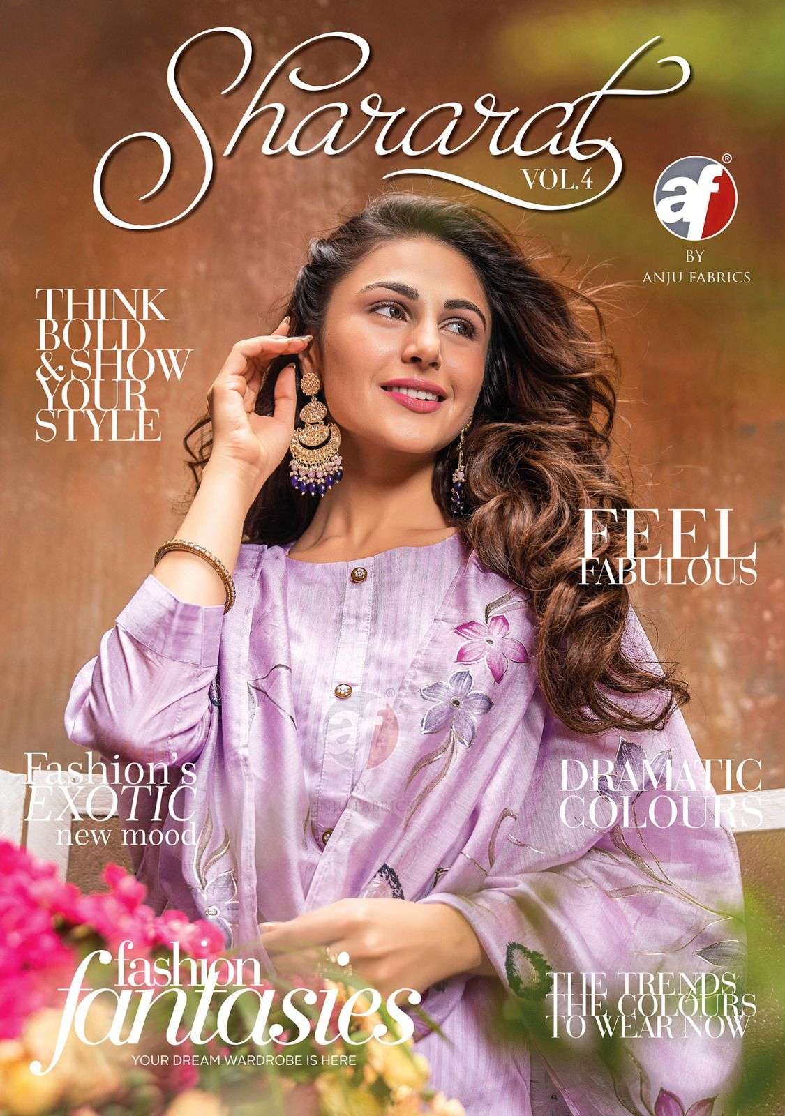 SHARARAT VOL-4 BY ANJU FABRICS 2961 TO 2966 SERIES VISCOSE SILK DRESSES