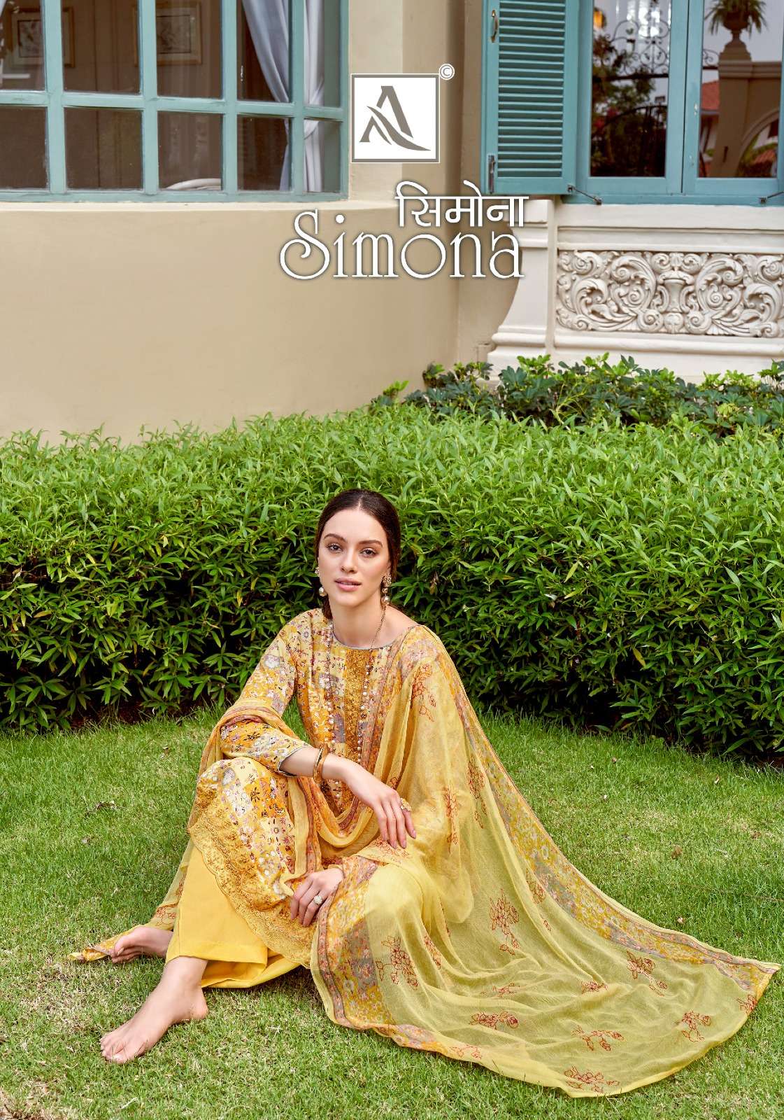 SIMONA BY ALOK SUIT DESIGNER VISCOSE MUSLIN EMBROIDERY DRESSES