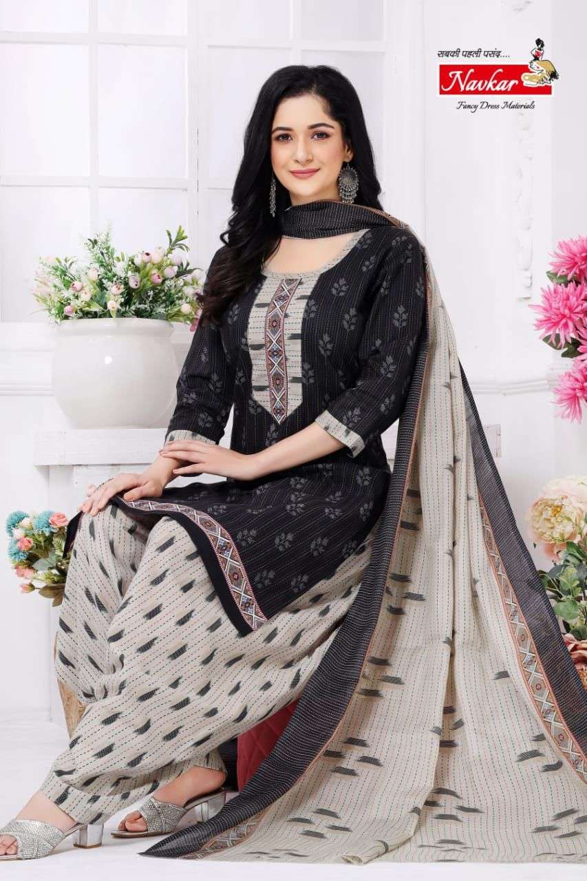 SONIKA BY NAVKAR 101 TO 108 SERIES COTTON PRINTED STITCHED DRESSES