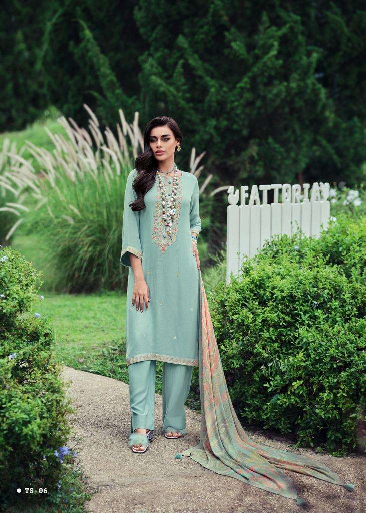 TAHSEEN BY VARSHA 01 TO 06 SERIES DESIGNER MUSLIN HANDWORK DRESSES