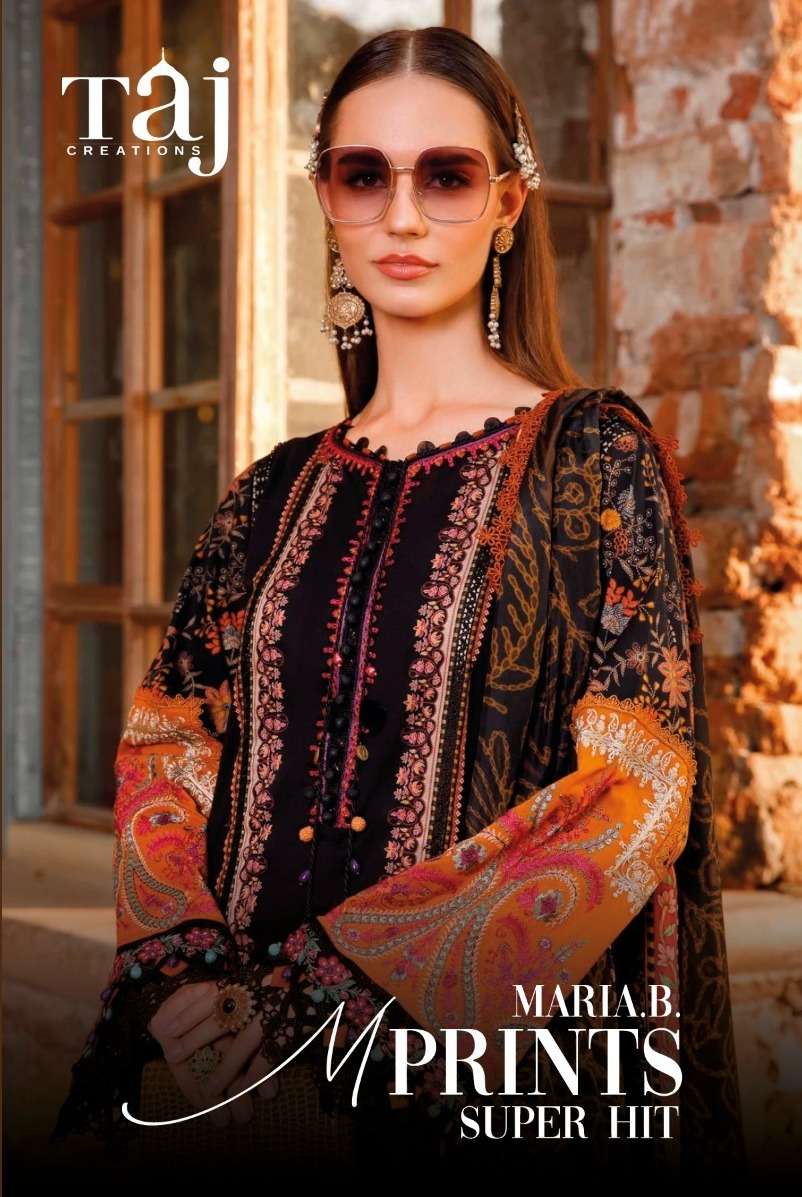 TAJ CREATION MARIA.B SUPER HITS BY ASLIWHOLESALE DESIGNER HEAVY COTTON DRESSES