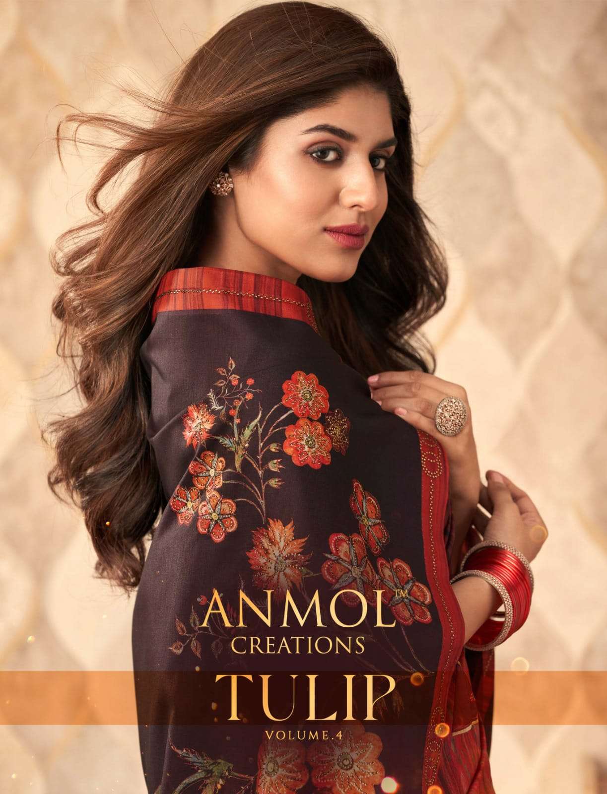 TULIP VOL-4 BY ANMOL CREATION 4001 TO 4009 SERIES DESIGNER SOFT SILK SAREES