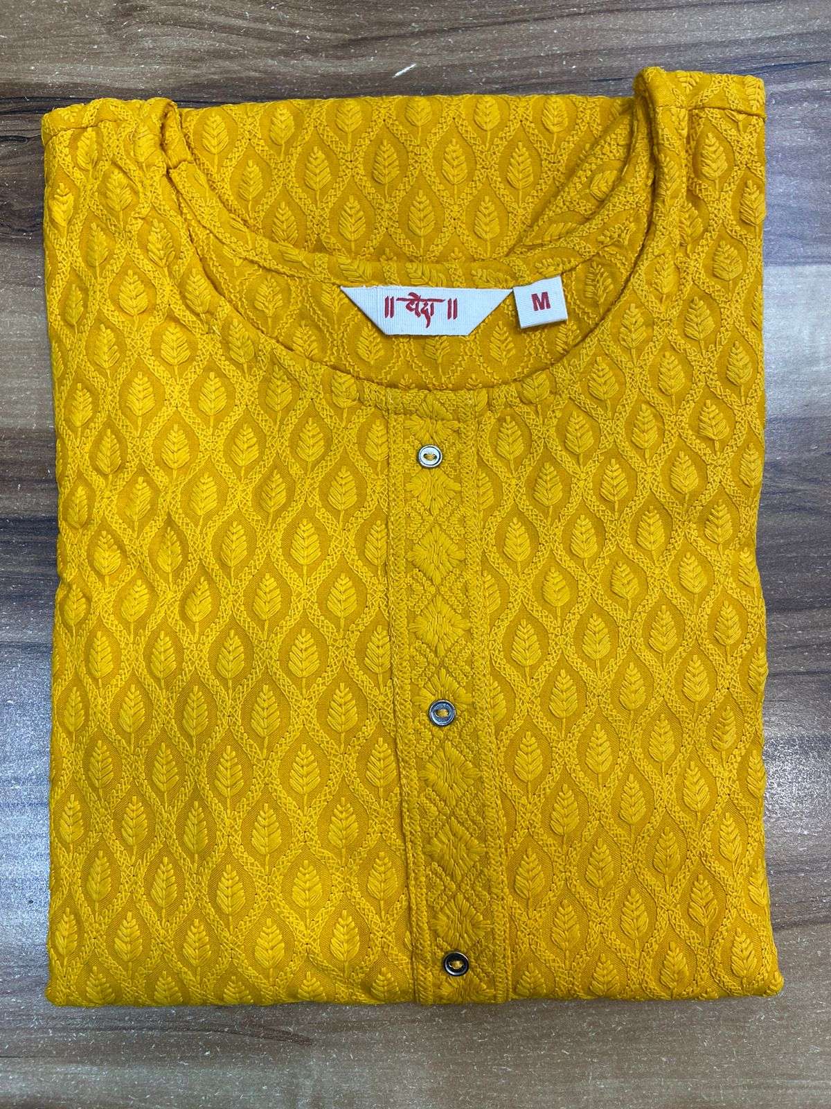 VEDA CHIKAN BY FF 101 TO 111 SERIES FANCY RAYON WORK KURTIS