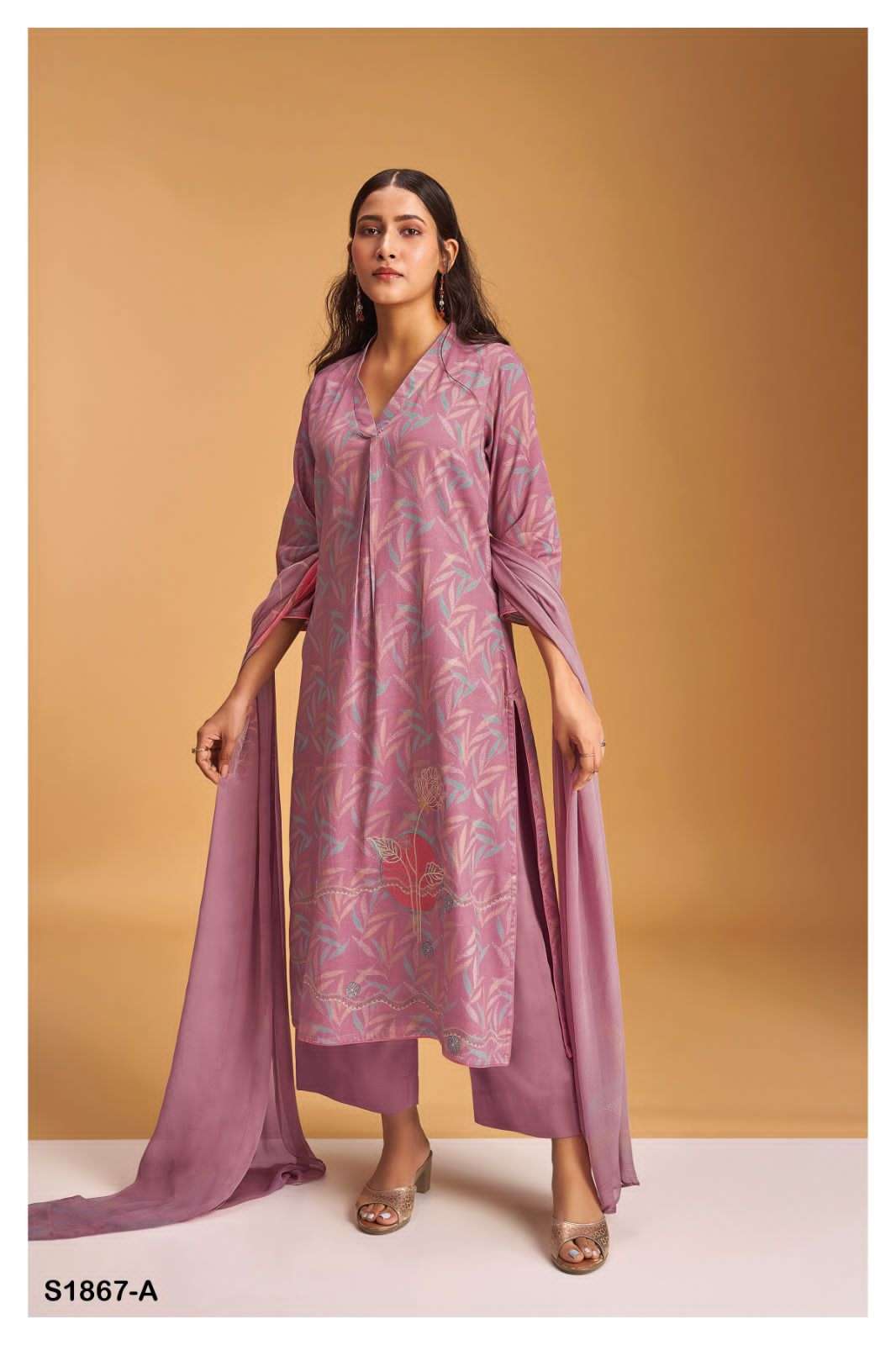 VERA 1867 BY GANGA FASHIONS HEAVY PREMIUM COTTON SILK PRINTED DRESSES