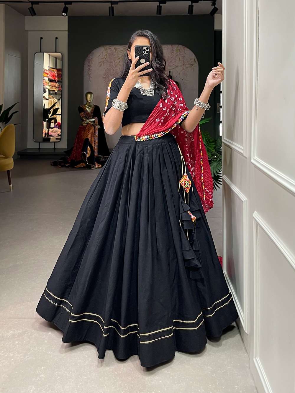 1604 COLOURS BY ASLIWHOLESALE FANCY DESIGNER COTTON LEHENGAS