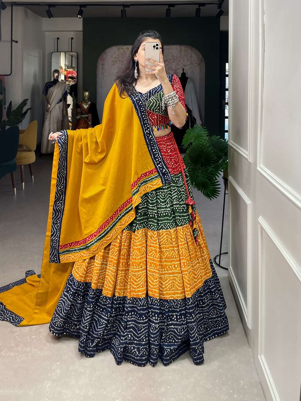 1697 COLOUR BY ASLIWHOLESALE DESIGNER RAYON NAVRATRI LEHENGAS