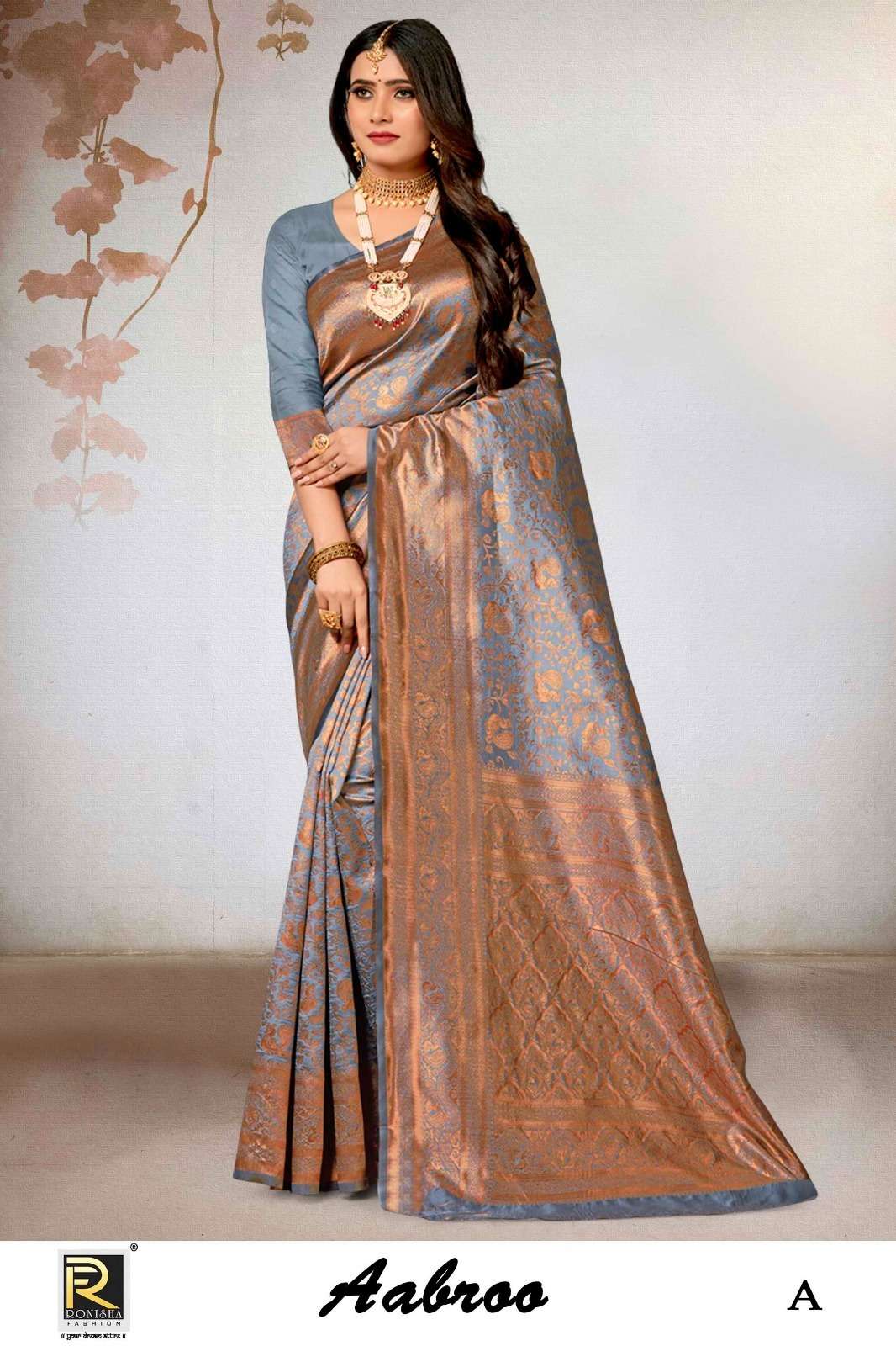 AABROO BY RONISHA FASHION DESIGNER FANCY BANARASI SILK SAREES