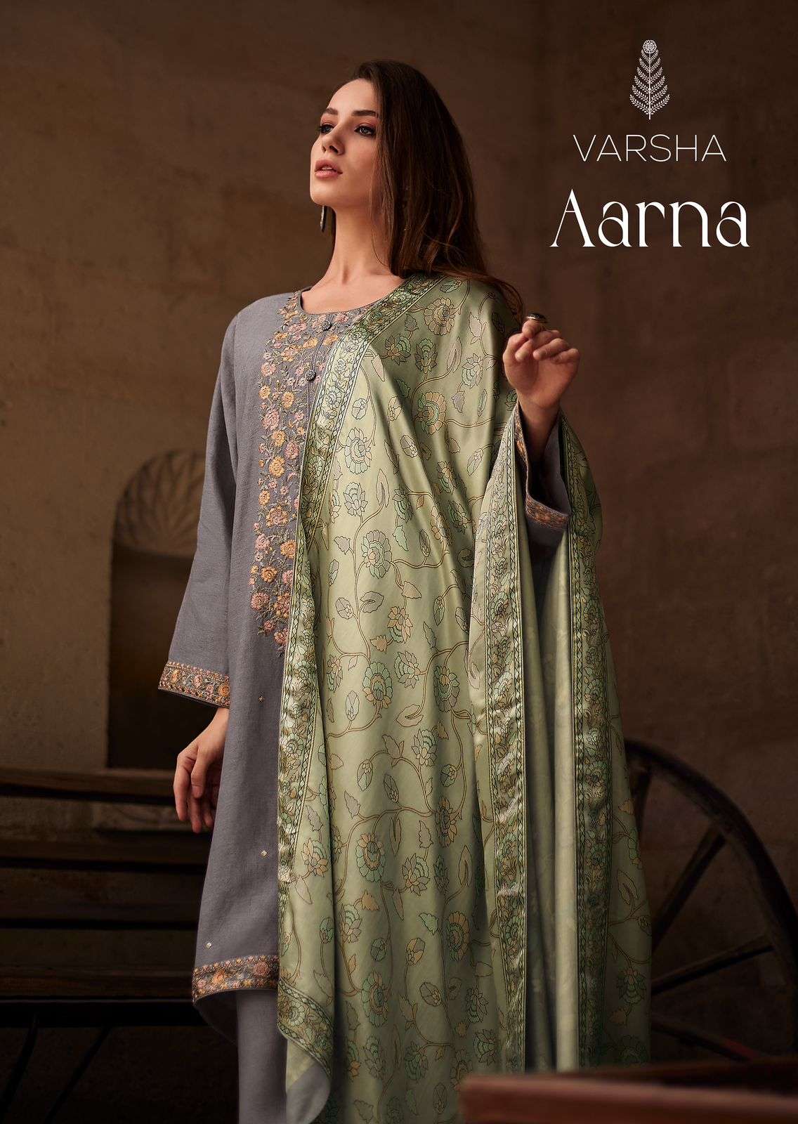 AARNA BY VARSHA 01 TO 04 SERIES SILK MEENAKARI HANDWORK DRESSES