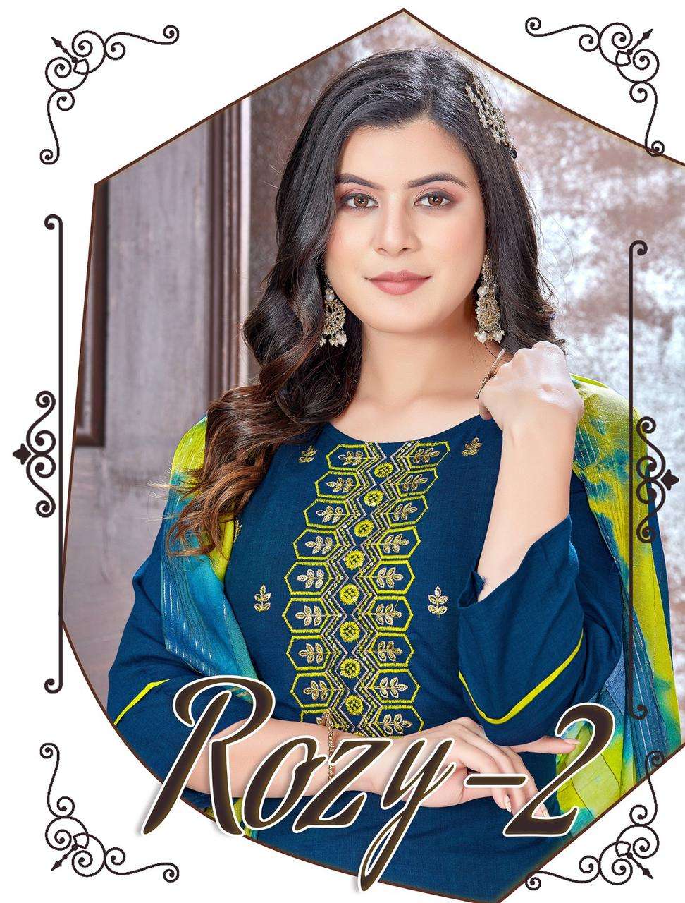 BEAUTY QUEEN ROZY VOL-2 BY ASLIWHOLESALE DESIGNER RAYON DRESSES