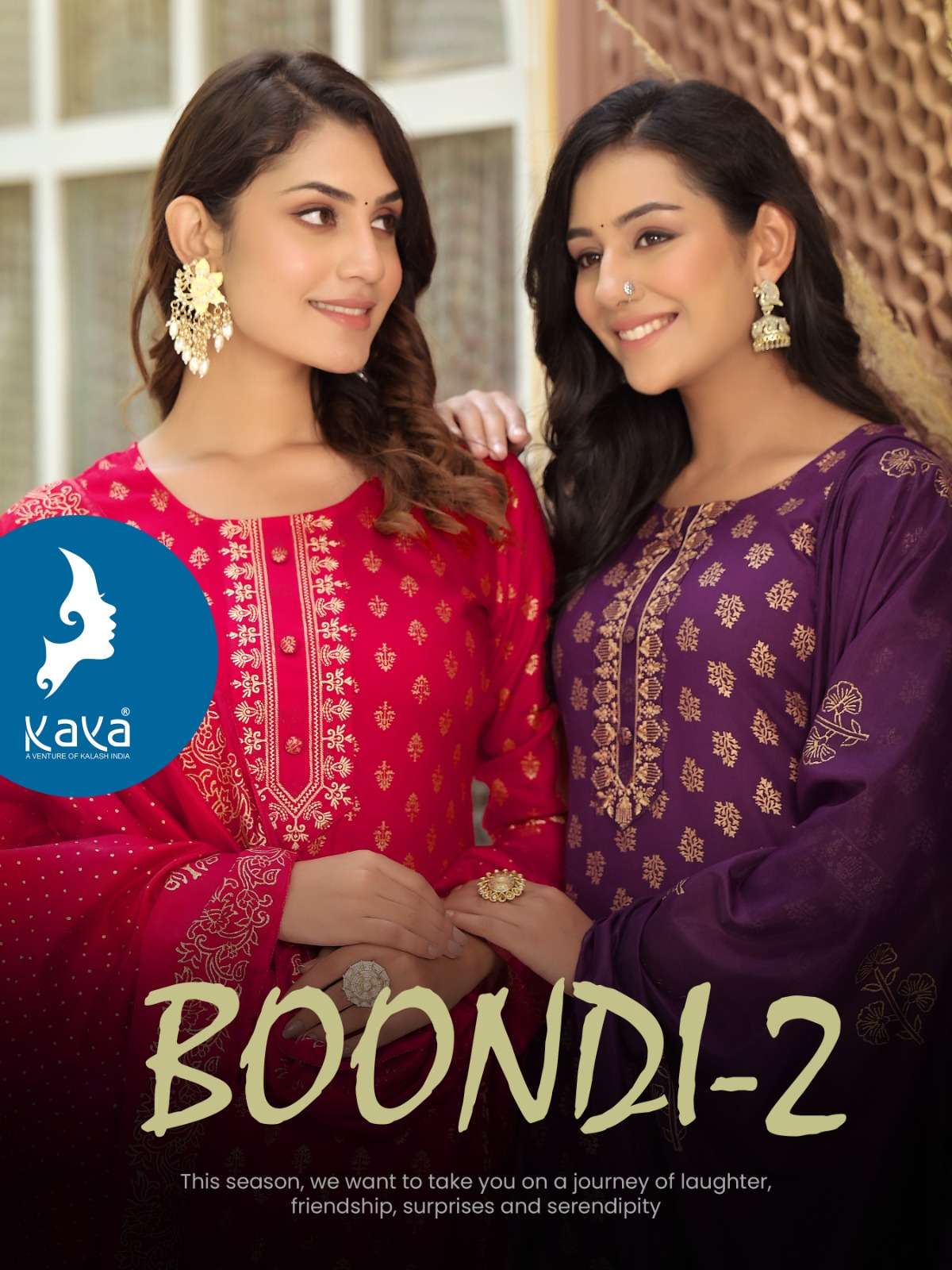 BOONDI VOL-02 BY KAYA 01 TO 08 SERIES DESIGNER RAYON PRINTED DRESSES