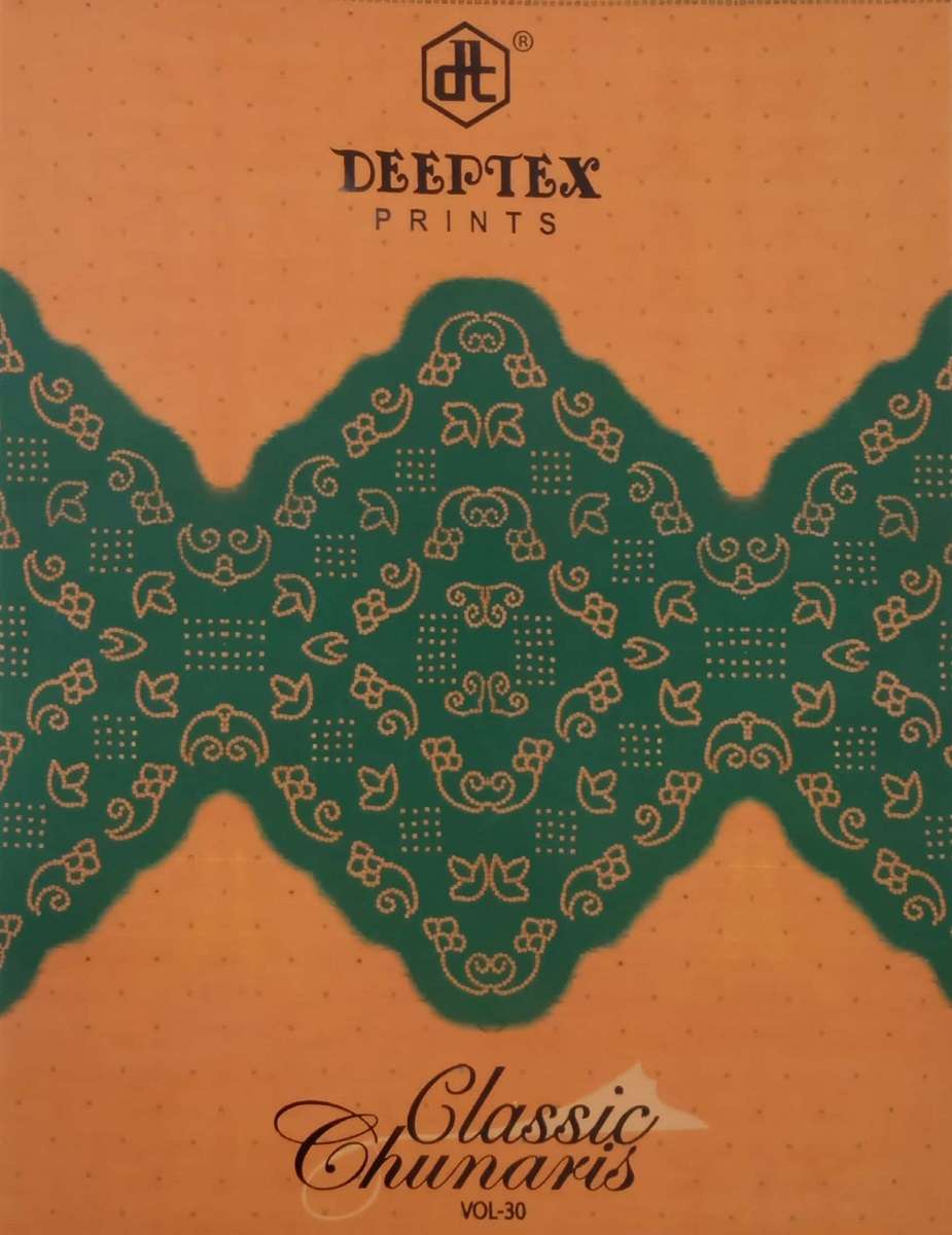 CLASSIC CHUNARIS VOL-30 BY DEEPTEX 3001 TO 3016 SERIES COTTON PRINT DRESSES