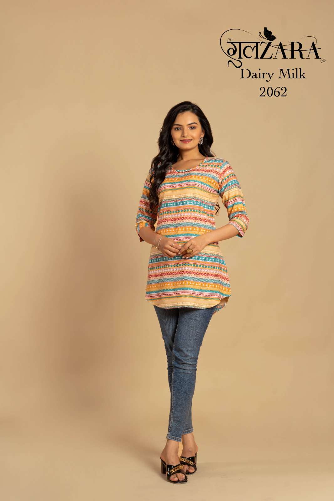 DAIRY MILK BY ASLIWHOLESALE DESIGNER FACNY PURE COTTON TOP